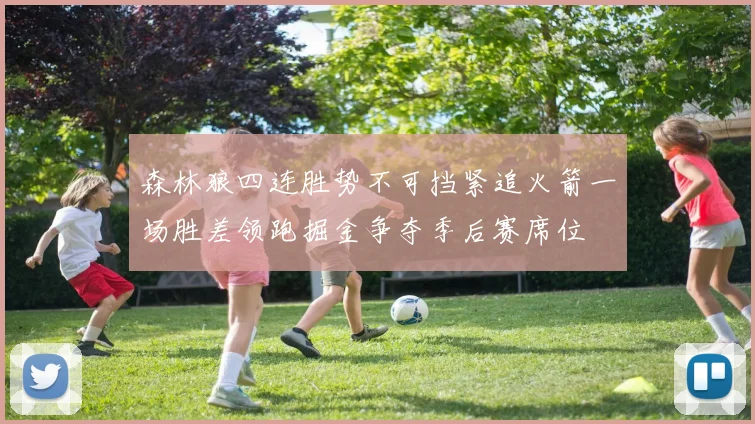 森林狼四连胜势不可挡紧追火箭一场胜差领跑掘金争夺季后赛席位